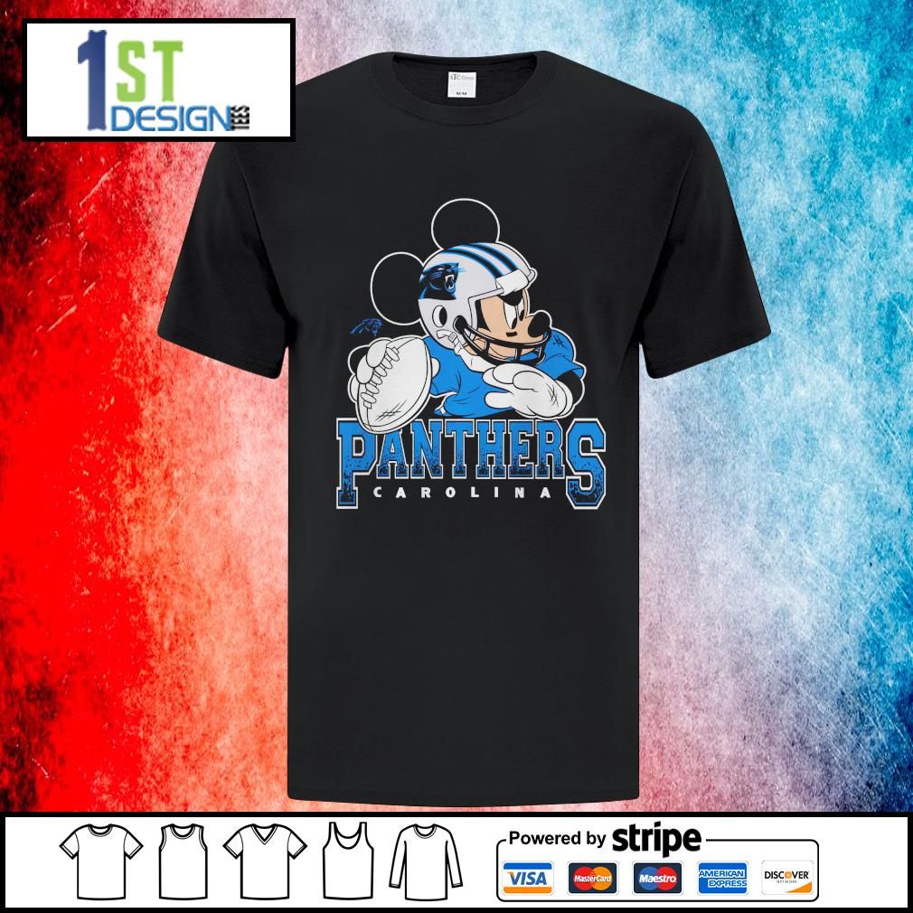 Junk Food Carolina Panthers Disney Mickey Shirt