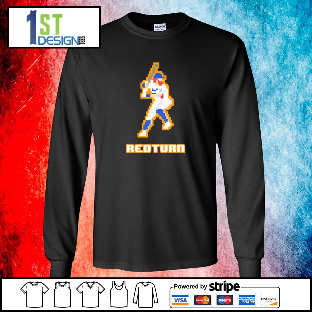 8-Bit Redturn baseball shirt - Design tees 1st - Shop funny t-shirt