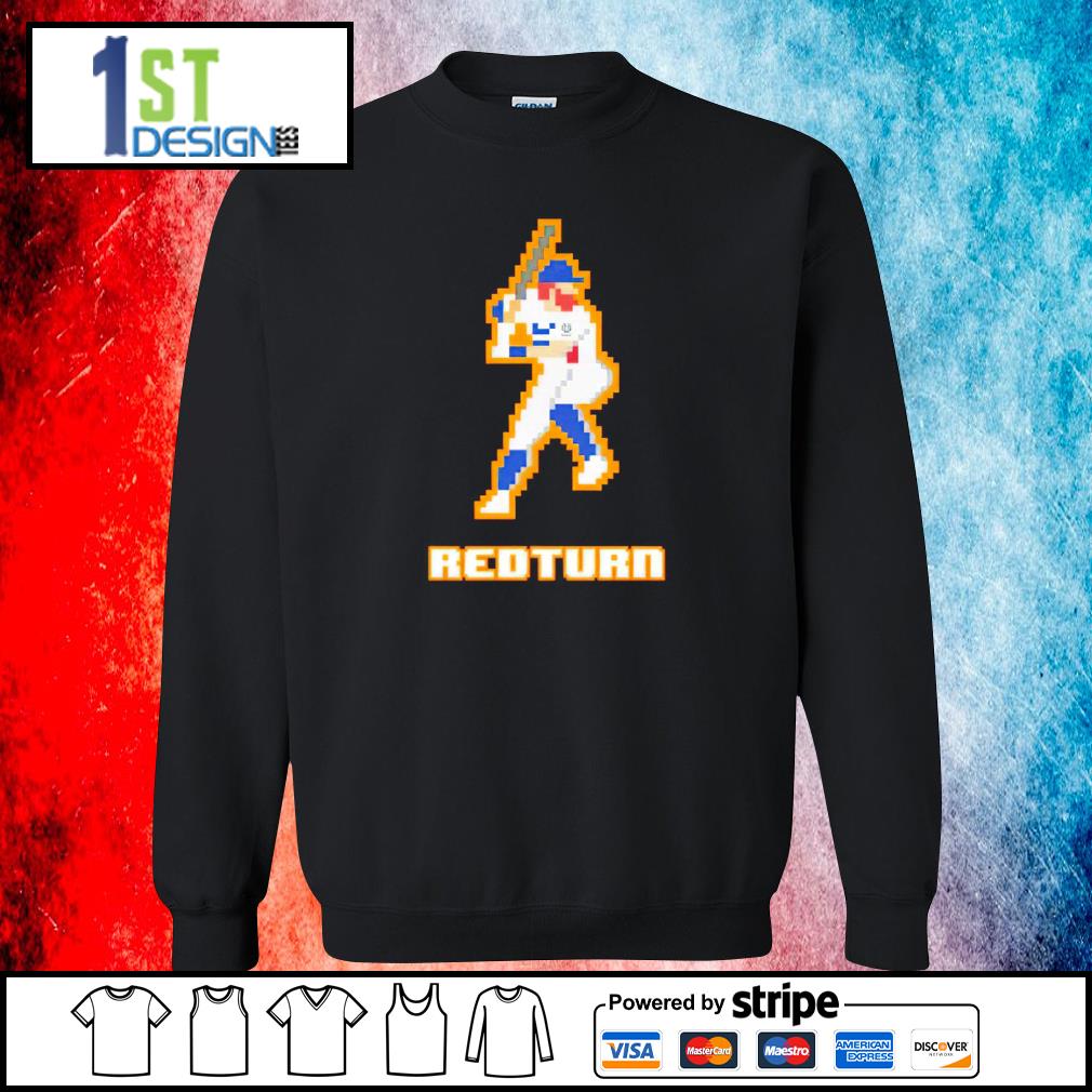 8-Bit Redturn baseball shirt - Design tees 1st - Shop funny t-shirt