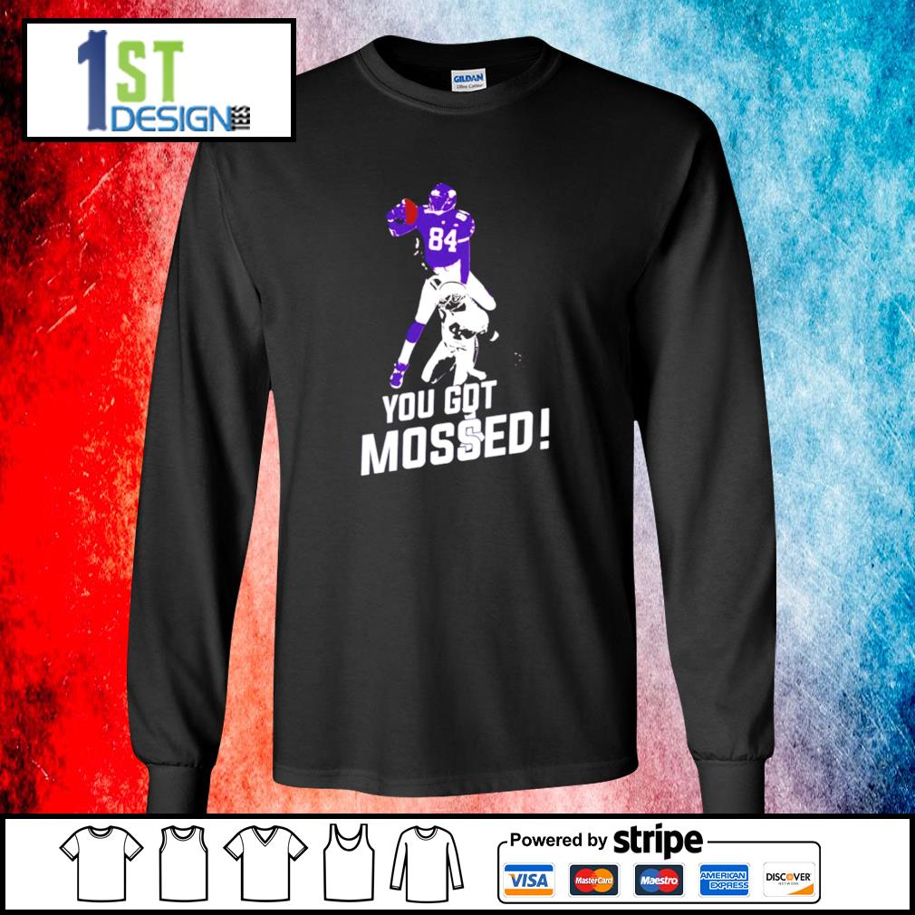 Randy Moss Over Charles Woodson you got mossed 84 shirt - Design tees 1st -  Shop funny t-shirt