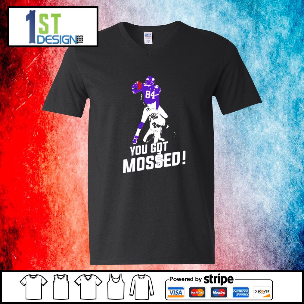 Randy Moss Over Charles Woodson you got mossed 84 shirt - Design tees 1st -  Shop funny t-shirt