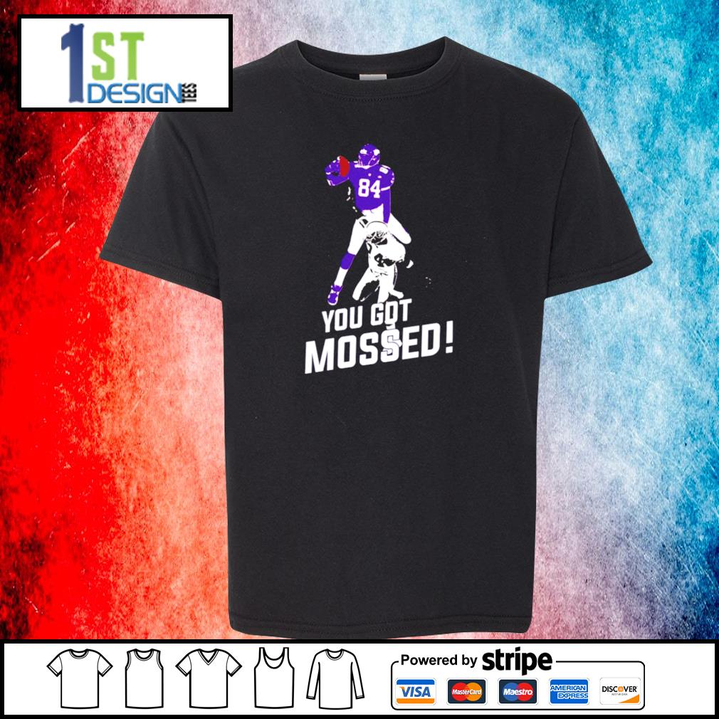 Randy Moss Over Charles Woodson you got mossed 84 shirt - Design tees 1st -  Shop funny t-shirt