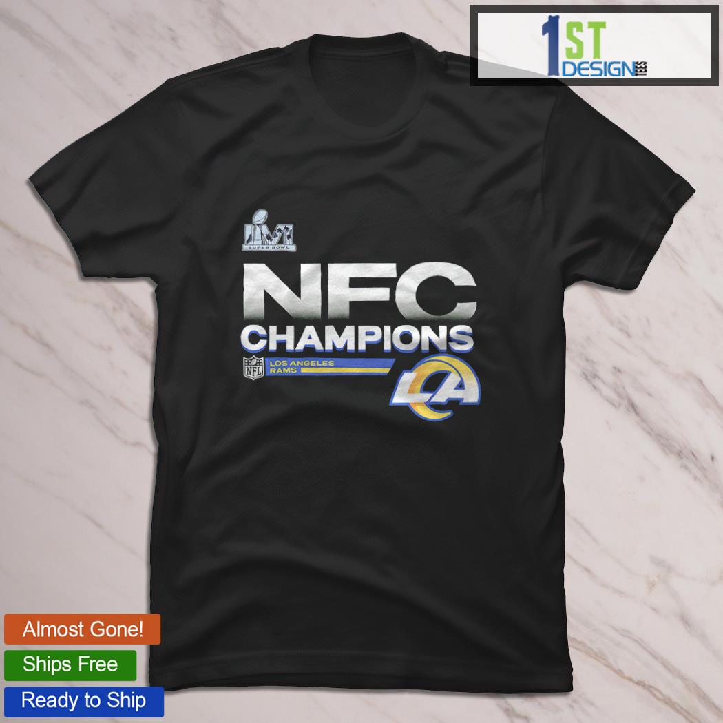 Los angeles rams nfc champions 2021 nfl football fan shirt los angeles rams  champions shirt, hoodie, longsleeve tee, sweater