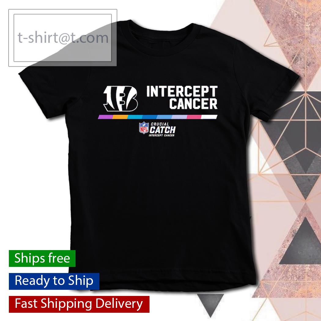 NFL Cincinnati Bengals Crucial Catch 2022 Intercept Cancer shirt, hoodie,  sweater, long sleeve and tank top