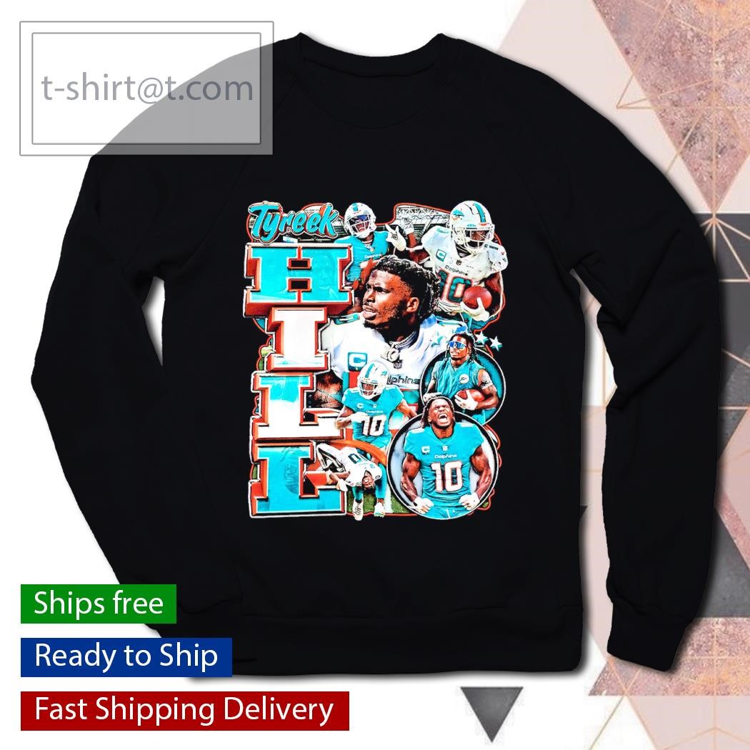 Tyreek Hill 10 football vintage poster shirt, hoodie, sweater, long sleeve  and tank top