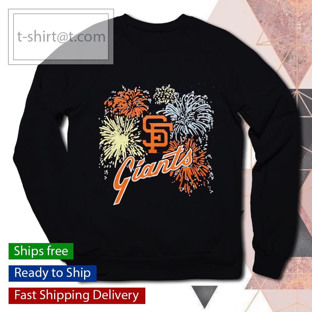 San Francisco Giants Fireworks 4th Of July Shirt - High-Quality