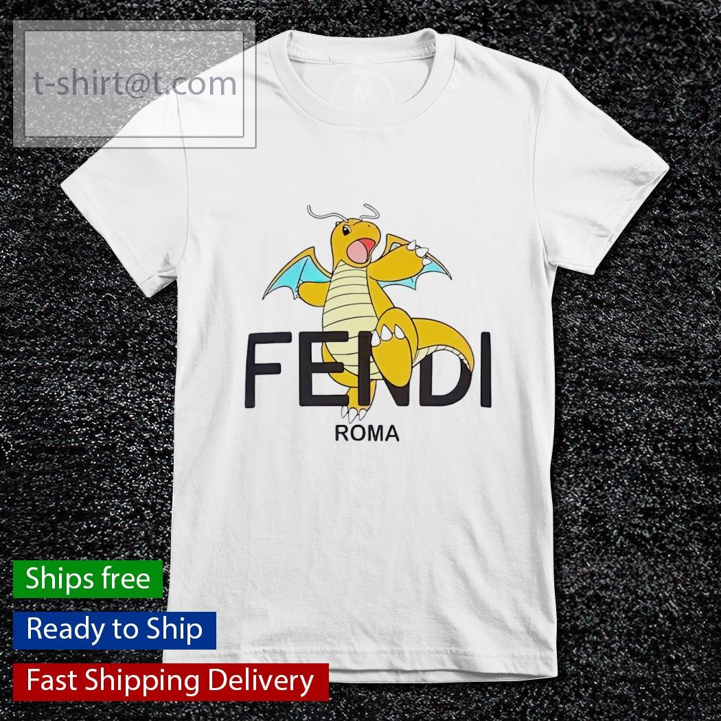 FENDI x FRGMT x Pokemon shirt - Design tees 1st - Shop funny t-shirt