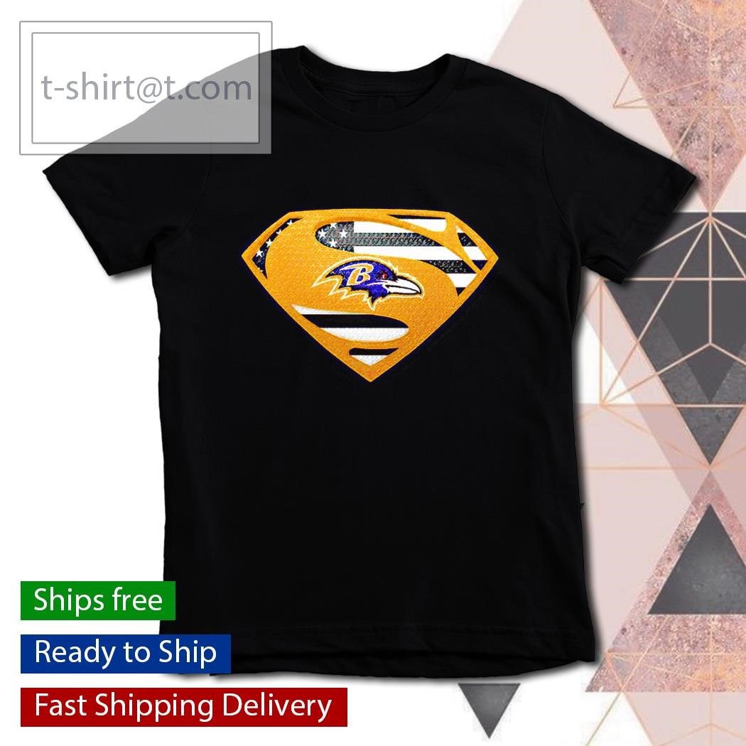 Superman discount ravens shirt