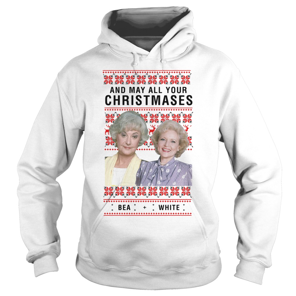 may all your christmases bea white sweatshirt