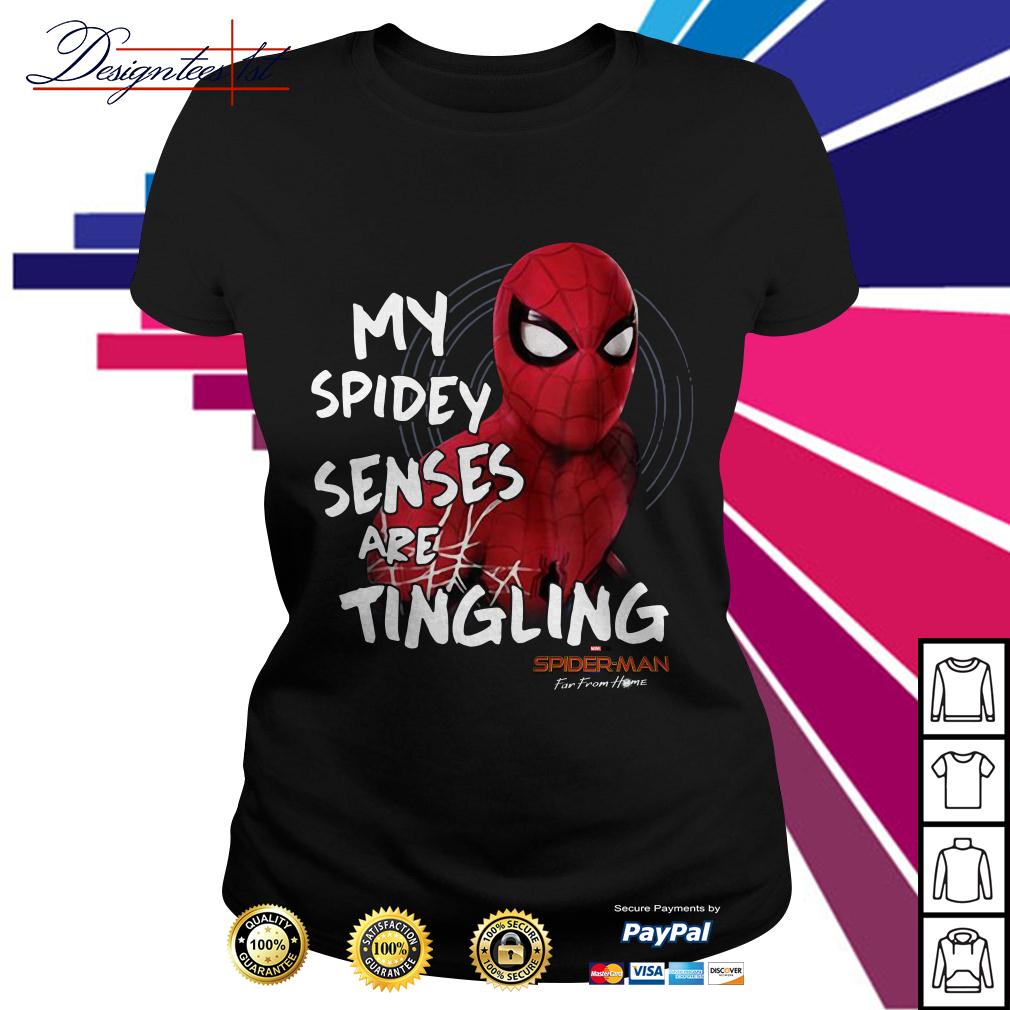 Spider-Man my spidey senses are tingling shirt, hoodie, sweater