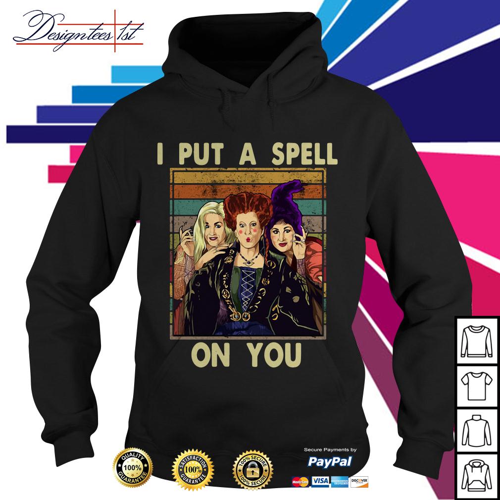 hocus pocus t shirt i put a spell on you