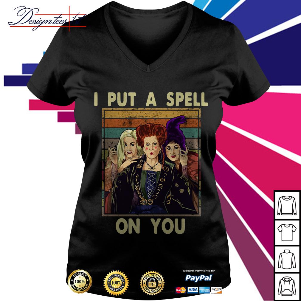 hocus pocus t shirt i put a spell on you