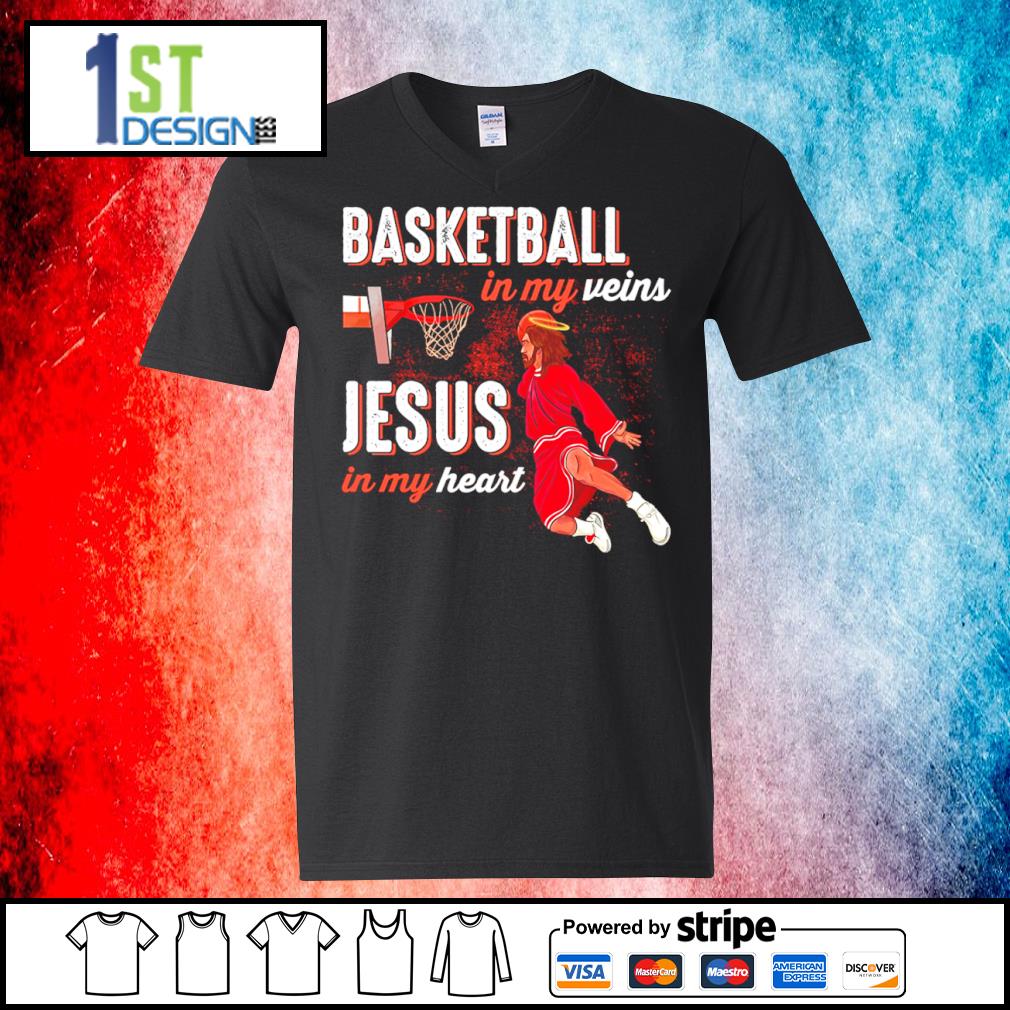 jesus playing basketball shirt