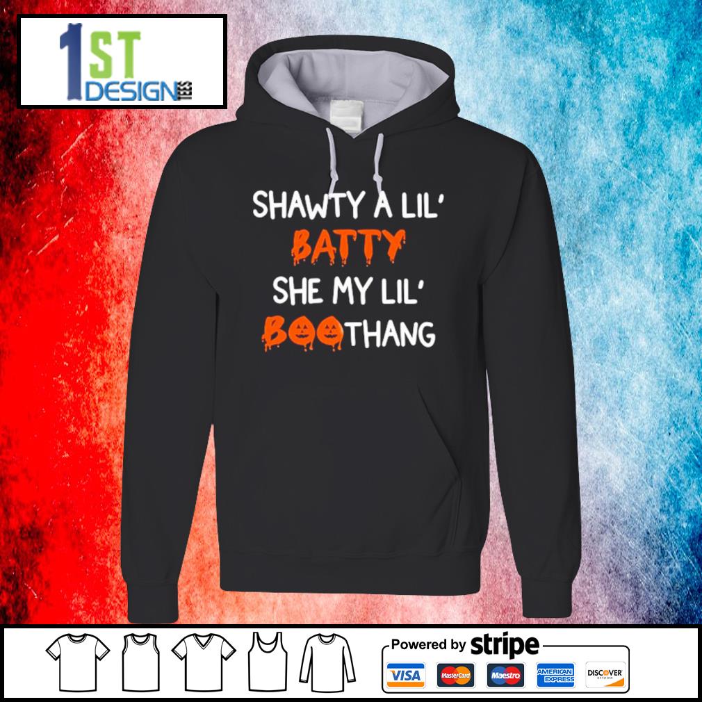 Halloween shawty a lil Batte she my lil Boo thang shirt, hoodie, sweater,  long sleeve and tank top