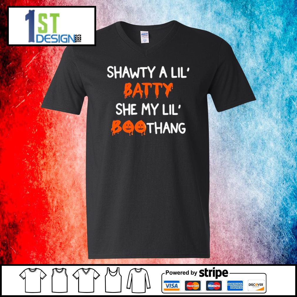 Halloween shawty a lil Batte she my lil Boo thang shirt, hoodie, sweater,  long sleeve and tank top