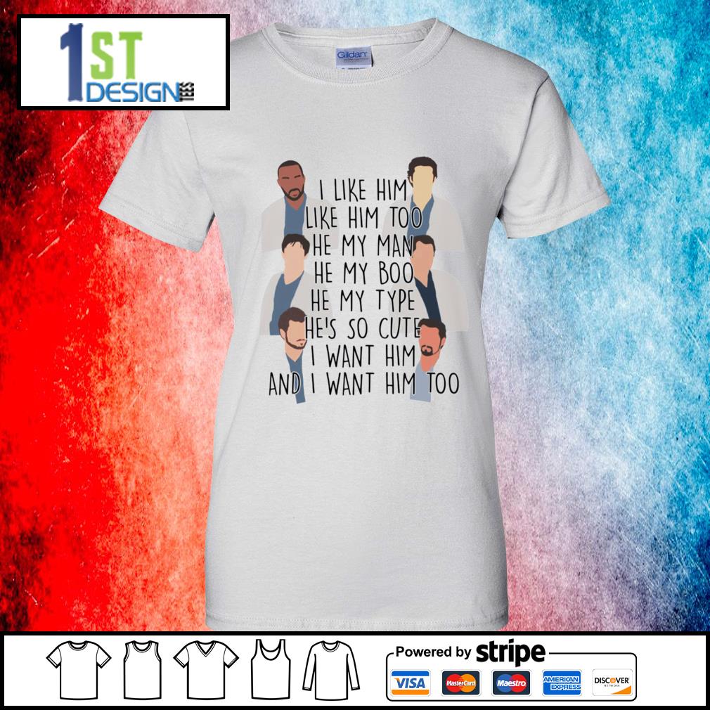 i like him i like him too shirt