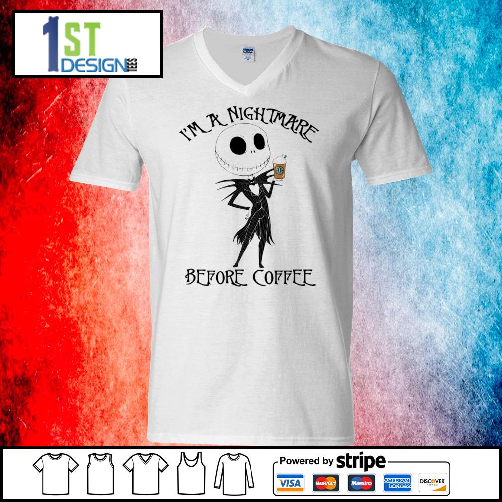 nightmare before coffee t shirt