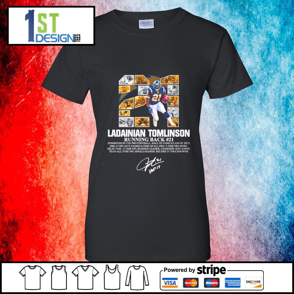 Chargers Ladainian Tomlinson Signature Shirt, hoodie, sweater and long  sleeve